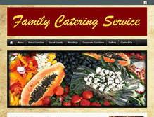 Tablet Screenshot of familycateringservice.com